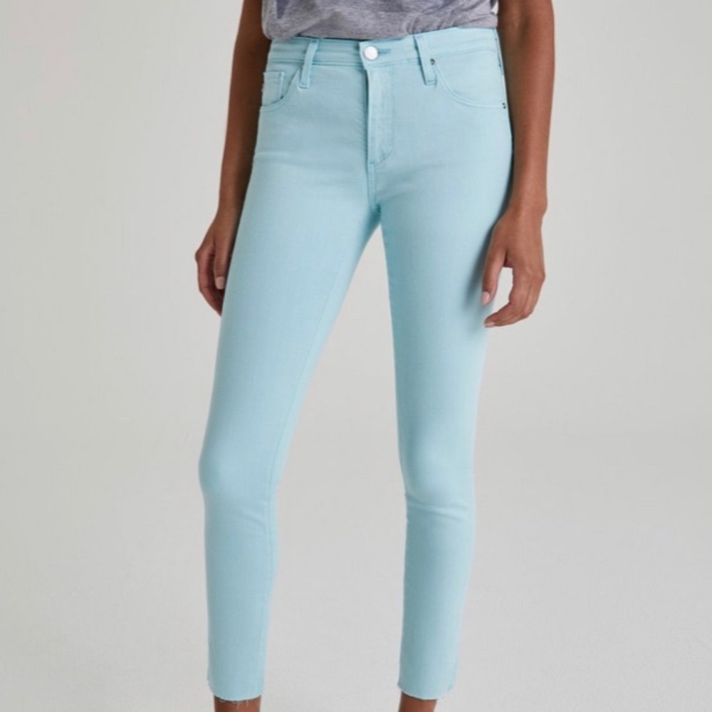 AG Adriano Goldschmied The Legging Ankle super skinny jean mint NWT